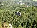 Skalní věž Nonne (Jeptiška) u Rauensteinu