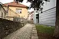Severní pohled do ulice Na Kopečku