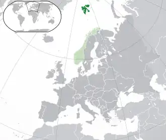 Poloha Špicberků