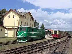 Nádraží v Nové Bystřici