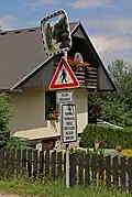 Značka v obci