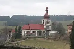 Kostel svatého Prokopa.