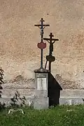 Nové Město pod Smrkem, kostel svaté Kateřiny, krucifix.jpg