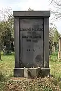 Hrobka Zikmunda Poláčka (1852–1924), provozovatele kavárny American