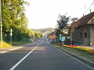 Silnice D3 ve městě Novi Marof