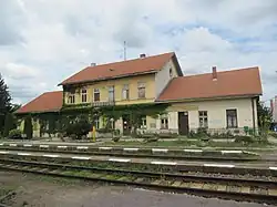 Nádraží na trati Břeclav-Znojmo