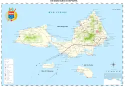 mapa ostrova