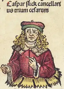 Kašpar Šlik (Schedelova kronika, 1493)