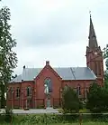 Kostel Nurmesu navržený Berthou Enwaldovou (1897)