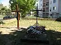Symbolický hrob ve slovenské obci Veľké Zálužie
