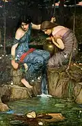Nymphs finding the Head of Orpheus (Nymfy nacházející Orfeovu hlavu) 1900