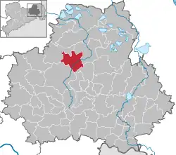 Oßling na mapě