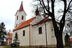Kostel Stětí svatého Jana Křtitele v obci Ořech