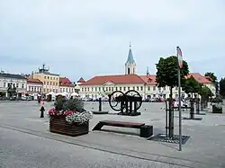 Náměstí v Osvětimi