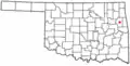 Tahlequah, lokalizace.