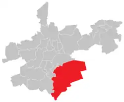 Holice na mapě