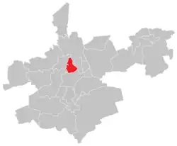 Lazce na mapě