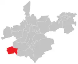 Nedvězí na mapě