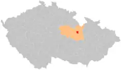 Správní obvod obce s rozšířenou působností Česká Třebová na mapě