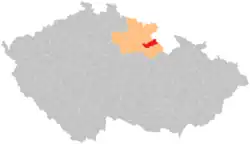 Správní obvod obce s rozšířenou působností Dobruška na mapě