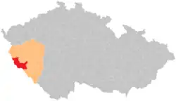Správní obvod obce s rozšířenou působností Domažlice na mapě