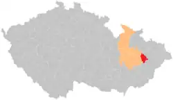 Správní obvod obce s rozšířenou působností Hranice na mapě