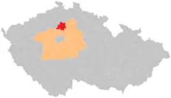 Správní obvod obce s rozšířenou působností Mělník na mapě
