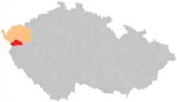 Správní obvod obce s rozšířenou působností Mariánské Lázně na mapě