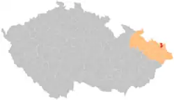 Správní obvod obce s rozšířenou působností Orlová na mapě