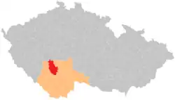 Správní obvod obce s rozšířenou působností Písek na mapě