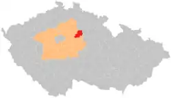 Správní obvod obce s rozšířenou působností Poděbrady na mapě