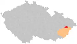 Správní obvod obce s rozšířenou působností Valašské Meziříčí na mapě