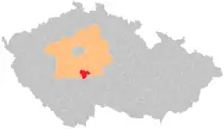 Správní obvod obce s rozšířenou působností Votice na mapě