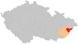 Správní obvod obce s rozšířenou působností Vsetín na mapě