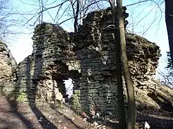 Zřícenina hradu Obřany