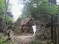 Obřany zřícenina na okraji PR