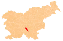Občina Dobrepolje na mapě
