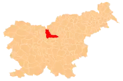 Občina Kamnik na mapě