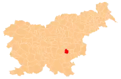 Občina Mokronog-Trebelno na mapě