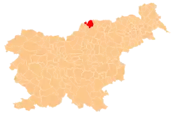Občina Dravograd na mapě