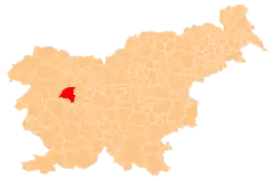 Občina Gorenja vas – Poljane na mapě