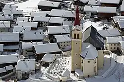 Katolický farní kostel sv. Ulricha v Obertilliachu spolu s částí hřbitova, ročník 2011, 9. finálový snímek za Rakousko
