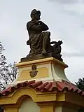 Kněžičská brána - socha římského vojáka