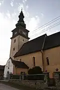 Pohled na kostel od východu