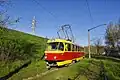 Tramvaj Tatra T3SU na severu města