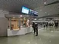 Informace v přestupní chodbě