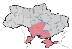 Diecéze oděsko-simferopolská na mapě