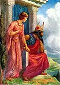 Ódin a Frigg (Harry George Theaker, 1920)