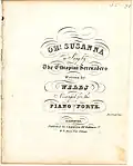 Originální notový přebal (1848)