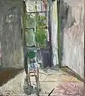 "Zámecké okno" olej na plátně, 2000